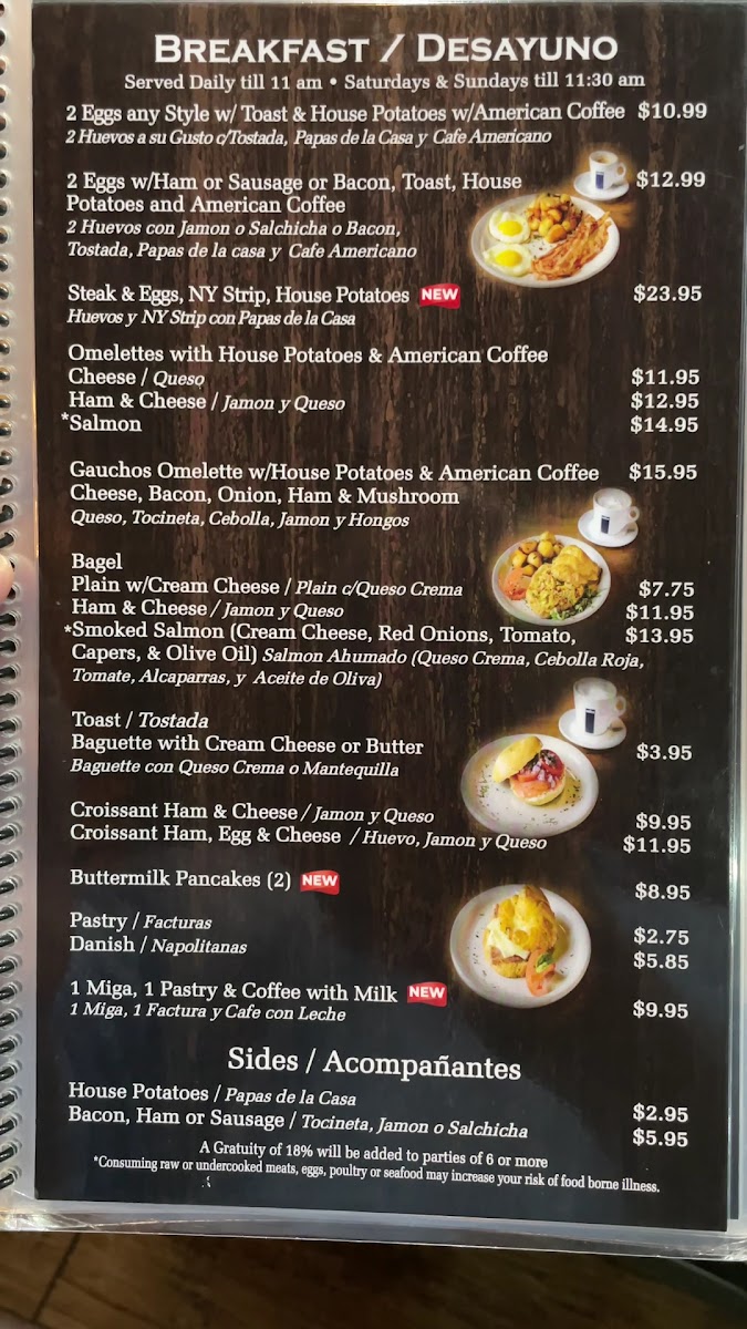 Gauchos Gourmet Market Menu - Image 2